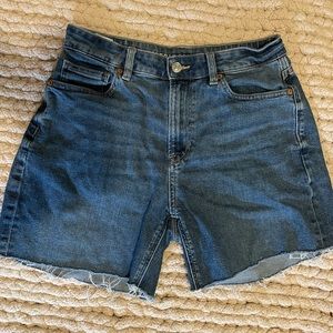 American Eagle mom jean shorts